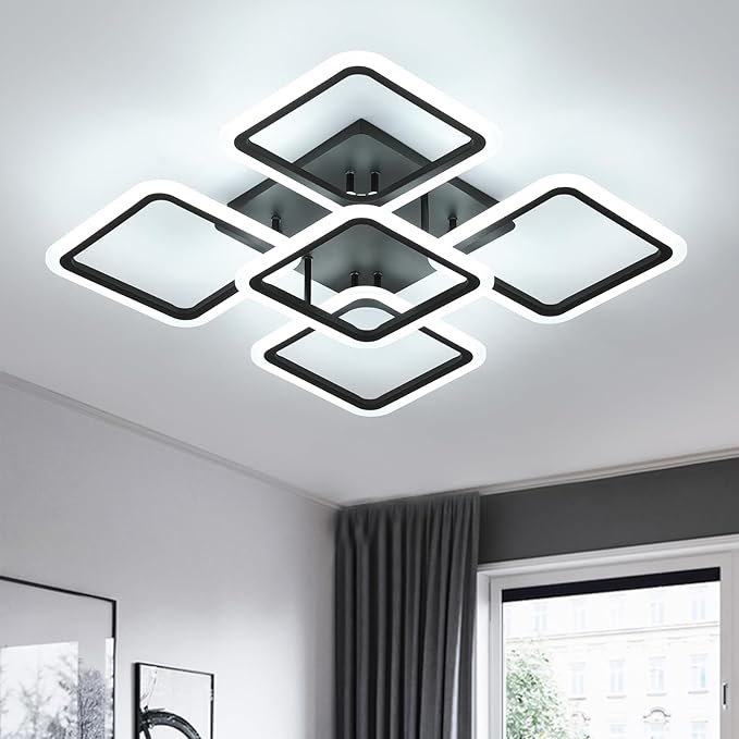 Pláfon LED de Techo Cuadrado 70W para Transformar tu Salón con Estilo Moderno