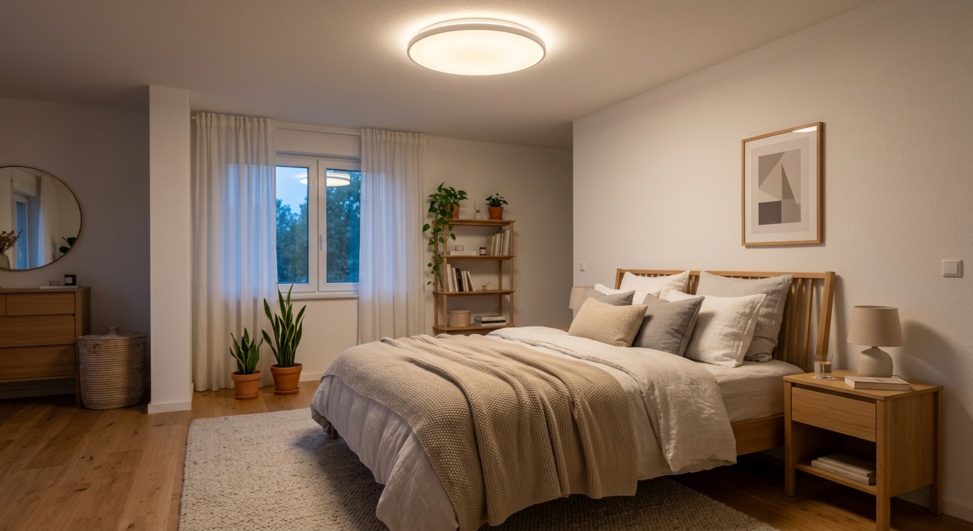 Plafón LED con altavoz Bluetooth para transformar cualquier habitación