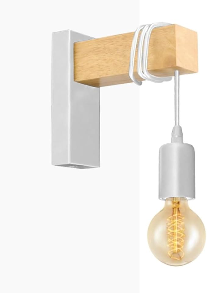 B·LED BARCELONA LED - Apliques de pared rústicos de madera RUDER