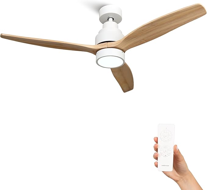 Mellerware - Ventilador de Techo con Mando a Distancia Brizy Bright | 30 W | 6 Velocidades