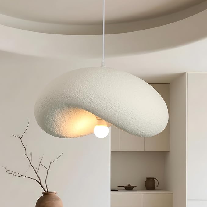 LáMpara De ArañA Moderna Con Forma De Nube, Estilo JaponéS Wabi-Sabi, LáMpara Colgante Bla